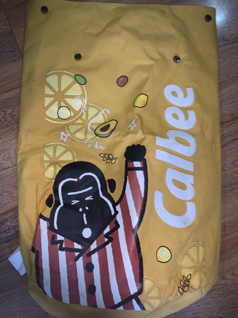 Yellow Calbee Tote Bag Backpack (Category: Tote Bags) located in Manila. Submitted by macks_toys (Listing ID 1462085806, Image 2). Description: 📌You may send DM for your inquiries. ✨KINDLY CHECK EACH DETAILS✨ 🔳 From Japan/UK Surplus items 🔳 Manage your expectations since it’s preloved and from Surplus Items 🔳 WYSIWYG ✨ Thank you! ✨.