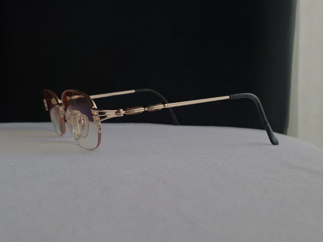 Yves Saint Laurent X Murai Eyeglass Frame (Category: Sunglasses & Eyewear) located in Quezon City. Submitted by WasalakTwo (Listing ID 1462153006, Image 2). Description: Bought in Japan Authentic Durable and high quality Goodcondition Still presentable Lens are graded, but replaceable Open for delivery nationwide Front Width 13.4cm Front Height 3.5cm.
