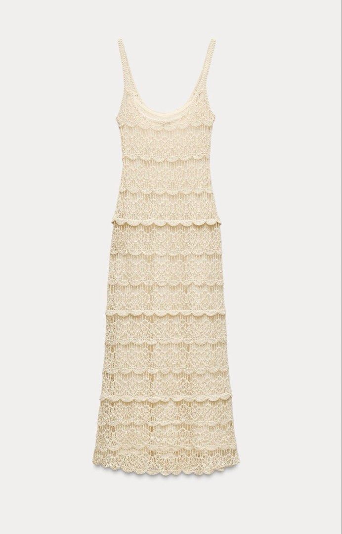 ZARA Crochet Beach Dress (Category: Dresses) located in Legazpi City. Submitted by ilysabby (Listing ID 1462128213, Image 1). Description: removed tag since it was itchy & it’s weirdly showing when worn authentic zara.