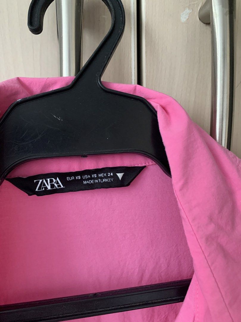 Zara oversized shirt Pink (Category: Longsleeves) located in Mandaluyong City. Submitted by shopwithme08 (Listing ID 1462090532, Image 2). Description: .