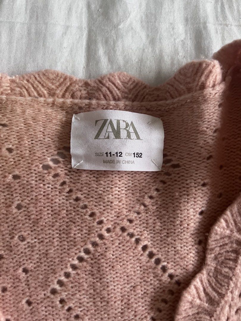 Zara Pink Cardigan with Designs (Category: Babies & Kids Fashion) located in Taguig. Submitted by gingerderp (Listing ID 1462130286, Image 2). Description: Comfiest cardigan ever! Will be that perfect pop of color your outfit needs 😉 .