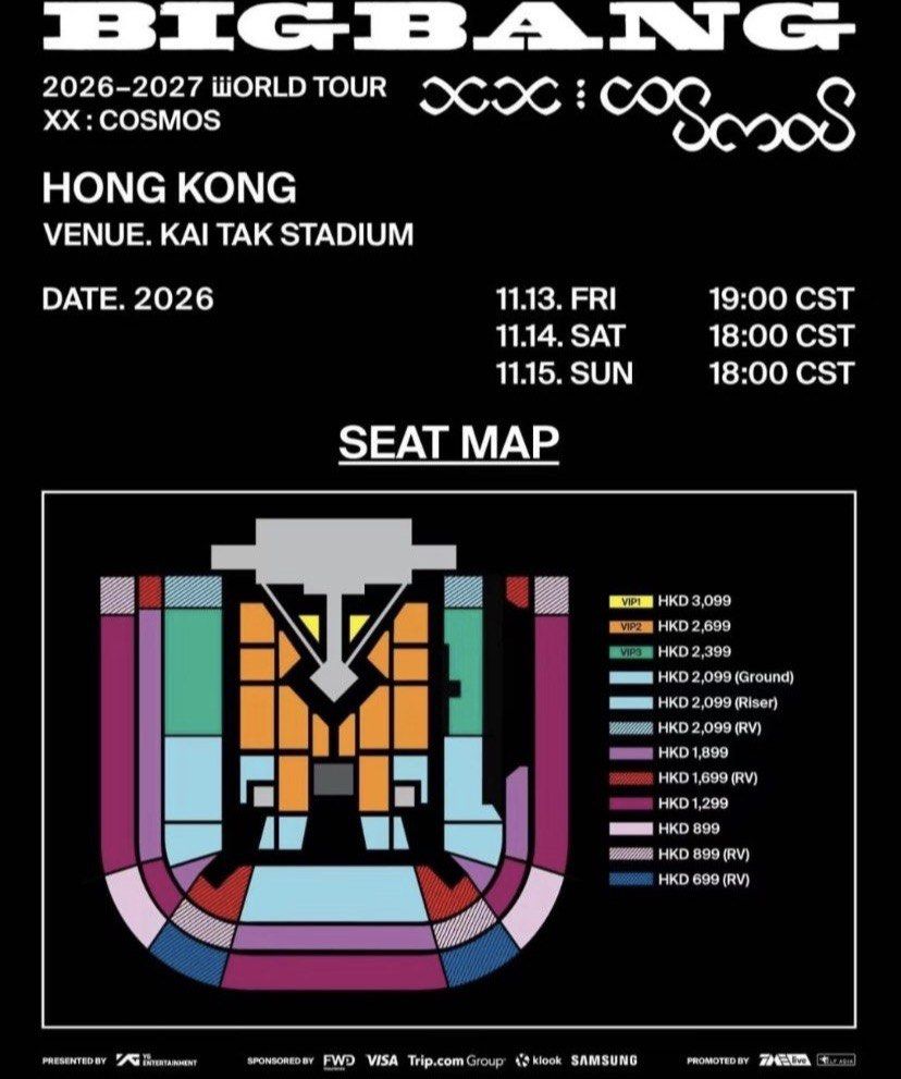 平放兩張1299，11月15號BIGBANG ｜二連可拆｜HK面交 （分類：韓流周邊）位於 Hong Kong。 由 gentledogqw 提交（商品編號 1462382590，圖片 1）。簡介： 想將飛放俾真正鍾意 BIGBANG 嘅人，而唔係俾人接完再炒。自己已有更好位置，二連可拆單丁，少溢價，香港可面交pm（4733-7429） 。