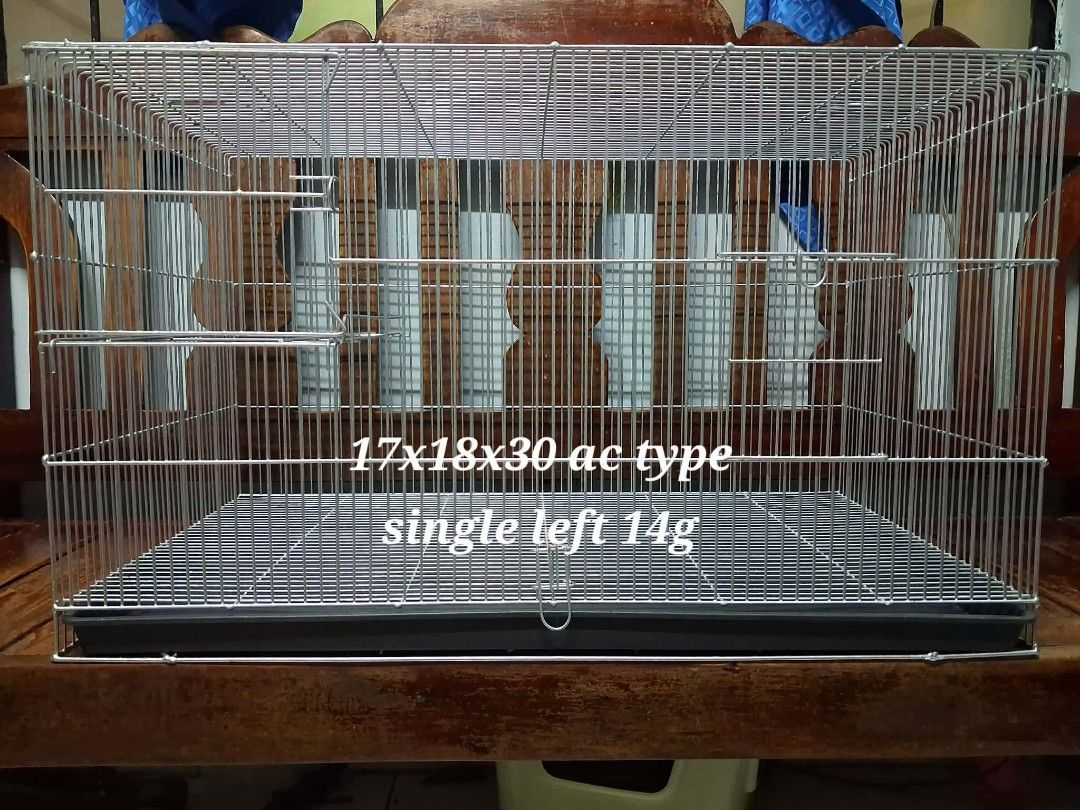 17x18x30 Double Cage 14g / 16g (Category: Homes & Other Pet Accessories) located in Manila. Submitted by coolearth-ed3d (Listing ID 1462317462, Image 3). Description: 🐦 BIRD CAGE COLLECTION 🐦 Matitibay • Breeder-Friendly • Sulit sa Presyo! ❤️ Mga ka-bird lovers & breeders! 🐦 Fresh stocks available! Perfect para sa GCC, Lovebirds, Cockatiel at iba pang small to medium-sized birds. Kung naghahanap kayo ng matibay, practical at pang-breeding setu