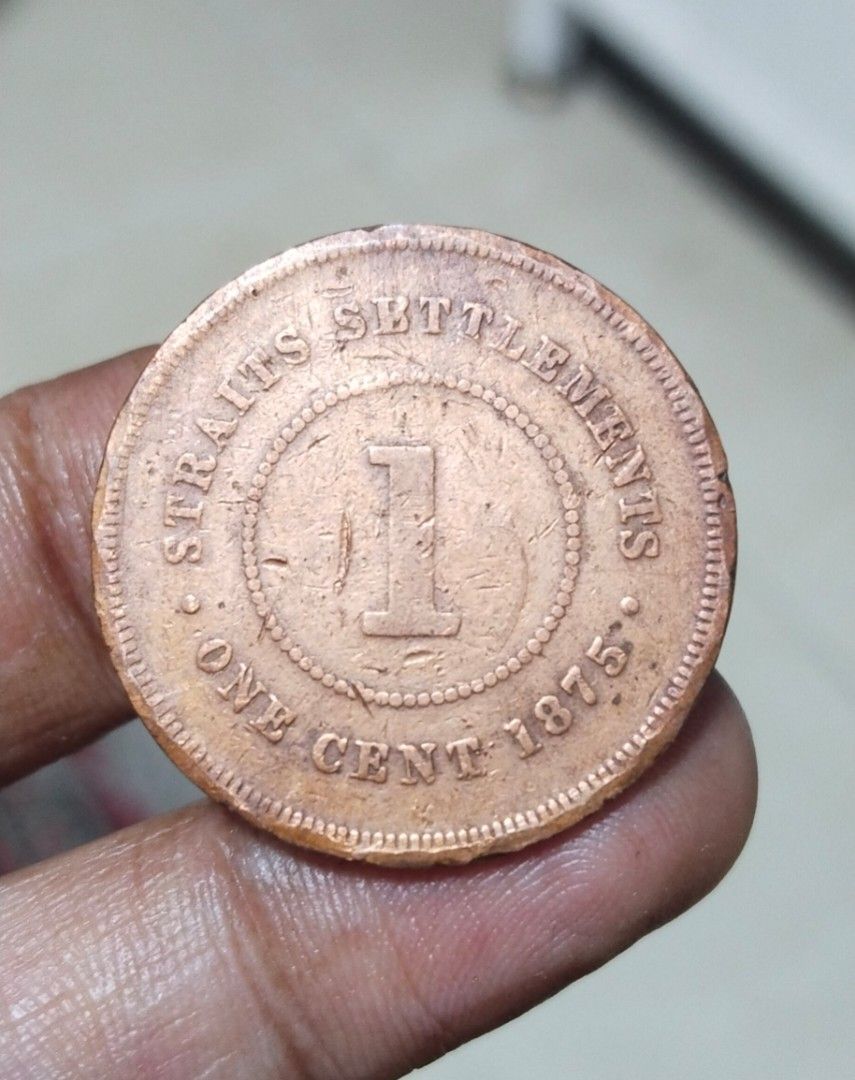 1875 1c Straits Settlements (Category: Currency) located in Manila. Submitted by bjie2700446238 (Listing ID 1462432798, Image 2). Description: .