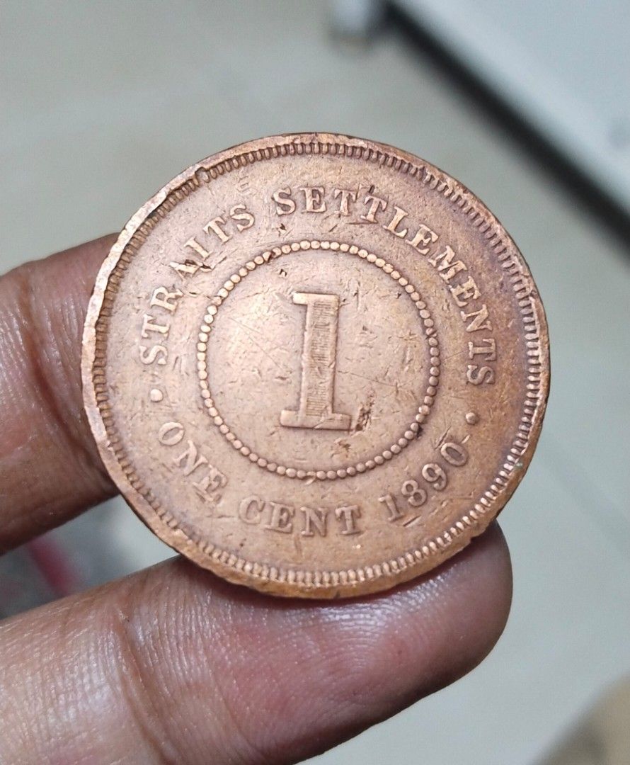 1890 1c Straits Settlements (Category: Currency) located in Manila. Submitted by bjie2700446238 (Listing ID 1462432821, Image 2). Description: .