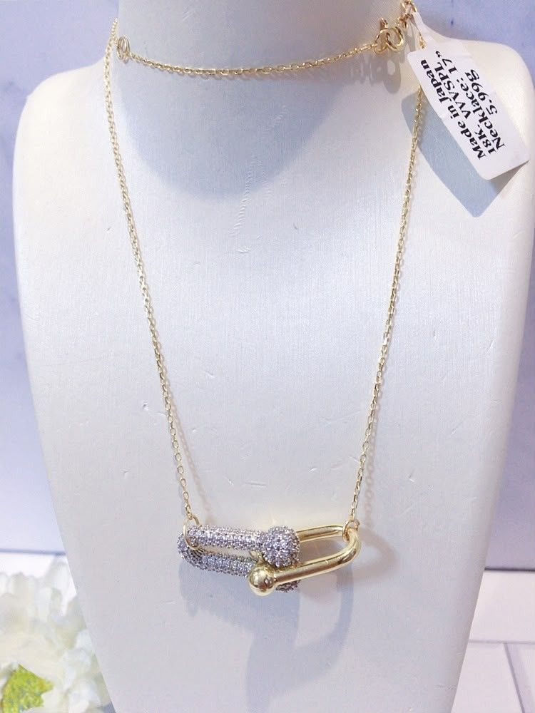 18k wg/twotone hw necklace (Category: Necklaces) located in Manila. Submitted by luxesparks (Listing ID 1462382521, Image 2). Description: .
