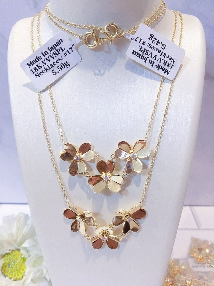 18k yg ja gold necklace (Category: Necklaces) located in Manila. Submitted by luxesparks (Listing ID 1462380839, Image 2). Description: .