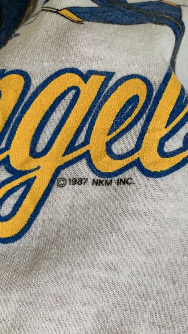 1987 US Navy Blue Devils shirt (Category: Tshirts & Polo Shirts ) located in Quezon City. Submitted by curatedtaste (Listing ID 1462264802, Image 3). Description: 1987 US Navy Blue Angels shirt Printed and Made in USA On Healthknit tag; single stiched XL on tag ; fits modern Medium Dimension (actual on tape) Shoulders:18 Chest:20 Sleeves:8 Length:26 Good vintage condition .