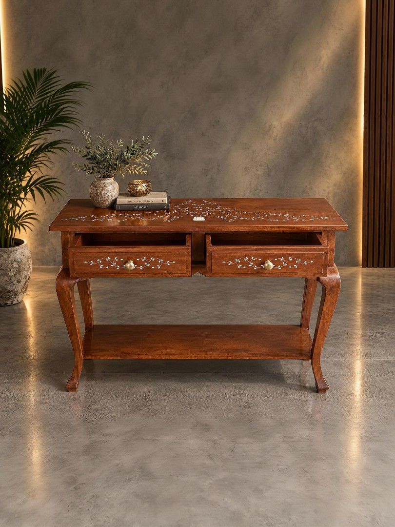 2-Drawers Console Table (Category: Other Home Furniture) located in Manila. Submitted by abachejohn85405 (Listing ID 1462375016, Image 2). Description: BEAUTIFUL CONSOLE TABLE * Newly Refurbished * Ready to use * Mixed Narra and Yakal Wood Dimension: H-33.8 L-37.3 W-13.5 All in inches 🚛 We deliver NATIONWIDE at buyer's expense. ✅ Transportify/Lalamove ✅ Pambato & Moreta Shipping Lines ✅ Victory Liner Cargo ✅ Daily Overland (Bicol) ✅ Athan Cargo 