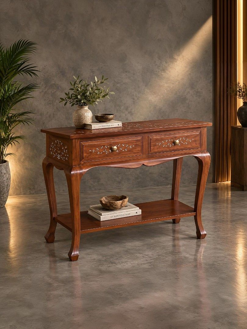 2-Drawers Console Table (Category: Other Home Furniture) located in Manila. Submitted by abachejohn85405 (Listing ID 1462375016, Image 1). Description: BEAUTIFUL CONSOLE TABLE * Newly Refurbished * Ready to use * Mixed Narra and Yakal Wood Dimension: H-33.8 L-37.3 W-13.5 All in inches 🚛 We deliver NATIONWIDE at buyer's expense. ✅ Transportify/Lalamove ✅ Pambato & Moreta Shipping Lines ✅ Victory Liner Cargo ✅ Daily Overland (Bicol) ✅ Athan Cargo 