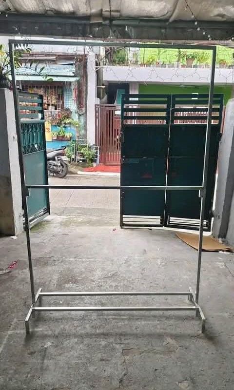 2L Heavy Duty sampayan (Category: Clothes Drying Rack) located in Manila. Submitted by joydolor (Listing ID 1462272919, Image 1). Description: Bestseller Po 🔥 HEAVY DUTY 2 LAYER SAMPAYAN 🔥 ✅ Length 120cm ✅ Height 180cm ✅Brandnew ✅ SPACE SAVER ✅All metal sampayan ✅Collapsible ✅Heavy duty ✅Condo type ✅ UKAY UKAY RACK ✅Good quality ✅Metal frame tubular.