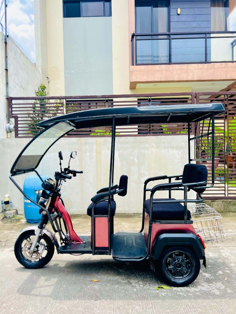 3 WHEELS EBIKE FOR SALE (Category: Motorbikes for Sale) located in Manila. Submitted by wzulaybar95723 (Listing ID 1462396686, Image 2). Description: NWOW Premium 3-Wheel Ebike LIFETIME Free Service to any Nwow Branch Complete Papers ‼️ NO ISSUE‼️ Strong Battery Malakas humatak kahit puno ang sakay 3 pax po kasya maluwag Stainless Basket Sakto pangCargo Palengke or School Service Makapal pa mga gulong Gumagana lahat ng ilaw Disc Brake Front and R