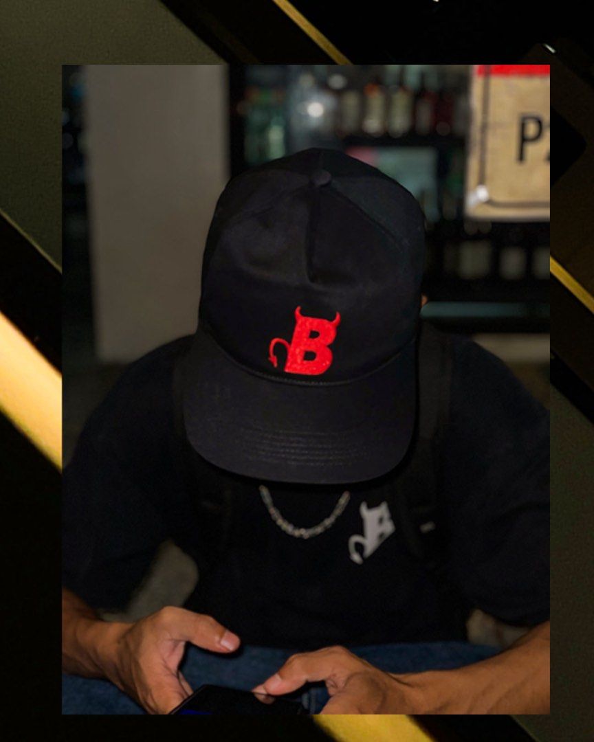 5panel unstructured Hat - B LOGO BLACK (Category: Caps & Hats) located in Cebu City. Submitted by budmedia.ph (Listing ID 1462419604, Image 3). Description: 5panel unstructured Hat - B LOGO BLACK .