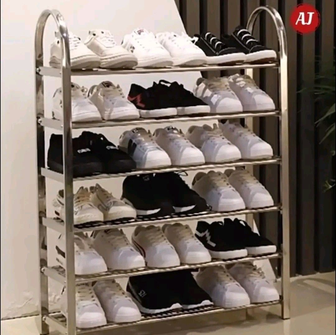 6 layer stainless shoe rack (Category: Shelves, Cabinets & Racks) located in Manila. Submitted by yzlshop (Listing ID 1462318272, Image 1). Description: .