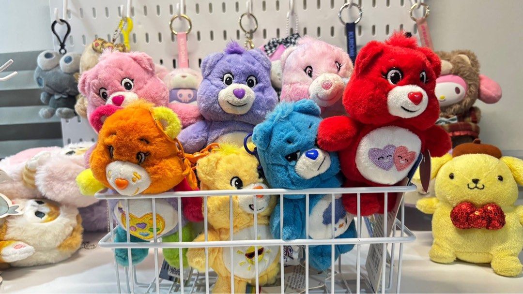 🧸💗 AUTHENTIC CARE BEARS PLUSH KEYCHAIN CHARMS 💗🧸 (Category: Plushies & Soft Toys) located in Marikina City. Submitted by aichclmnte (Listing ID 1462369741, Image 1). Description: Add a little cuteness to your everyday essentials! 🌈✨ Adorable Care Bears plush keychain charms — small, portable, and perfect for adding a fun pop of personality to your favorite bag. 🎀 ✨ Original Care Bears 🧸 Soft & adorable plush design 🎒 Perfect for bags, bac
