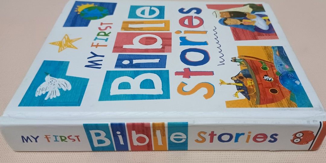 📖 MY FIRST BIBLE STORIES — Board Book (Category: Children's Books) located in Quezon City. Submitted by wjmae (Listing ID 1462373132, Image 3). Description: Autumn Publishing • UK Edition ✨ Perfect First Bible Book for Little Ones! ✨ Gentle, beautifully illustrated retelling of 5 beloved stories from the Old & New Testaments: - Creation 🌍 ​ - Noah’s Ark 🐾 ​ - Joseph ​ - The Nativity ✨ ​ - plus more! Designed especially for ages 3+ — simple tex
