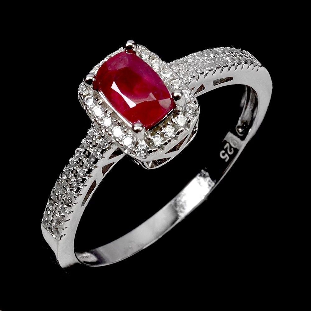 💯 Natural RUBY ring & earrings (Category: Precious Stones) located in Kawit. Submitted by authentic_gemstones_byalton (Listing ID 1462417456, Image 2). Description: AVAILABLE ❗ NATURAL RUBY RING & EARRINGS -Size 8.0 (ring) -Earrings (stud type) -Set in 925 silver -W/ markings -Cz accented -100% brand new item PRICE: 7,300 php #gemstones #rubyjewelry #AuthenticGemstonesbyALTON.