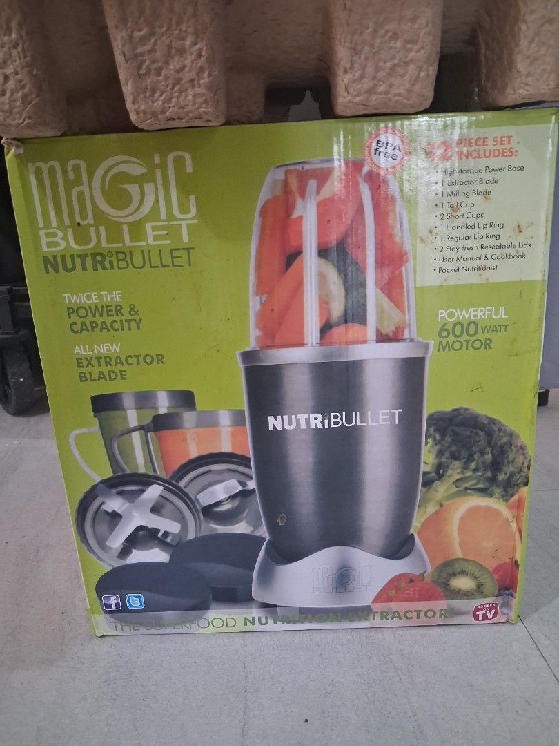 ⭐ Nutribullet magic nutri bullet decluttering (Category: Juicers, Blenders & Grinders) located in Las Pinas. Submitted by benjamintravis (Listing ID 1462304607, Image 1). Description: ⭐ Nutribullet magic nutri bullet decluttering 👍 Pickup in BFRV Las Pinas. Gcash Paymaya accepted. Buyers book courier driver. FOLLOW OUR PROFILE for updated posts and items! Thanks!.