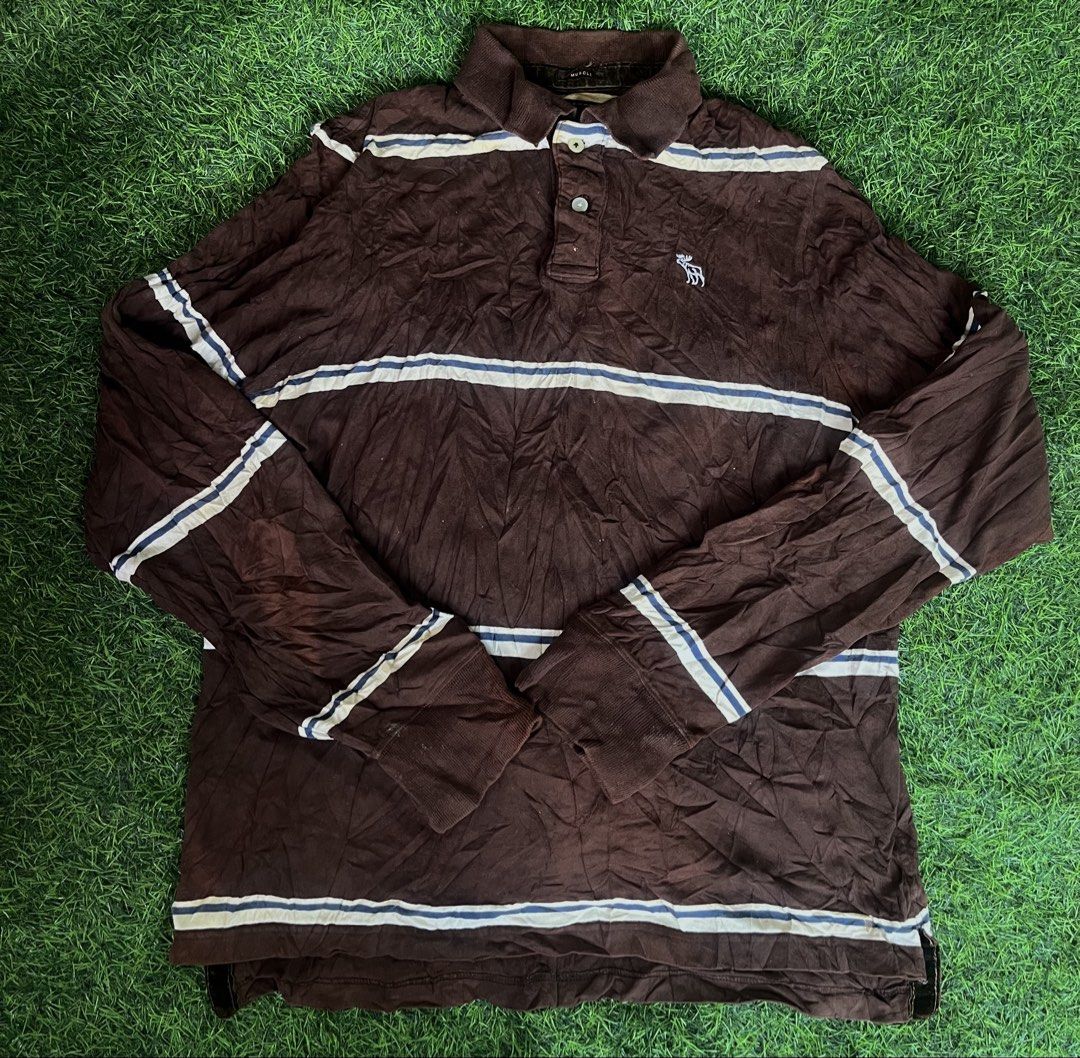 ABERCROMBIE & FITCH POLO LONGSLEEVE (Category: Formal Shirts) located in Carcar. Submitted by thrift_kidd (Listing ID 1462361415, Image 1). Description: Large Dimes: 21x26b28 Excellent Need wash only DM ME TO PURCHASE 📩.