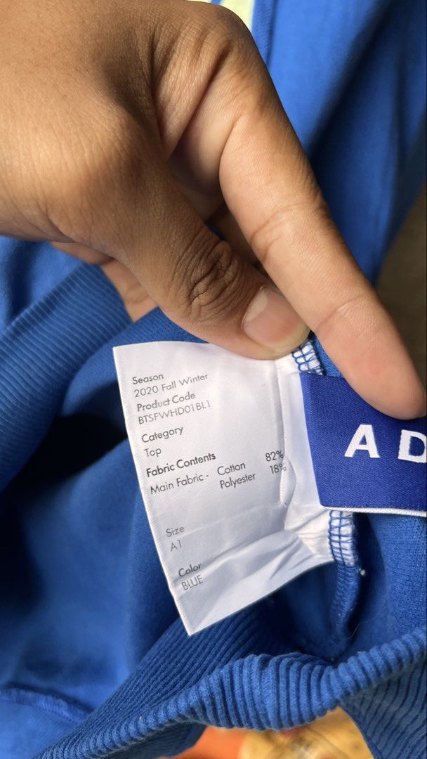 ADER Blue Hoodie 2020 Fall Winter (Category: Coats, Jackets and Outerwear) located in Cabuyao City. Submitted by bulandos (Listing ID 1462404544, Image 3). Description: .