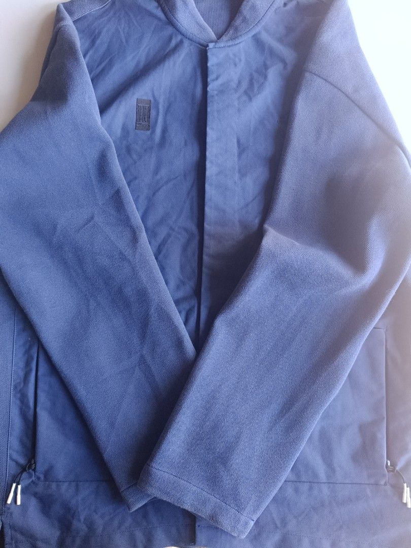 Adidas Blue Track Jacket Snap Button (Category: Coats, Jackets and Outerwear) located in Baguio. Submitted by wear_mo_clothing_shop (Listing ID 1462291135, Image 3). Description: - Blue Adidas jacket - Snap button front closure - Two side pockets with drawstring detail - Size: A/L (180/100A) - Ideal for casual wear or sports -18in chest, 22in lenghth .