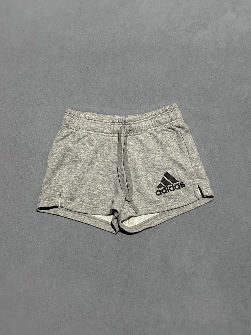 Adidas Grey Sweat Shorts (Category: Activewear) located in Miagao. Submitted by mjhandpicked (Listing ID 1462276647, Image 2). Description: Adidas Sweat Shorts Color: Gray Size: XS on tag (can fit up to M) Condition+Color: 10/10 Please no rush shipping unless available😊 MOP: GCash MOD: J&T Express Location: Iloilo Province.