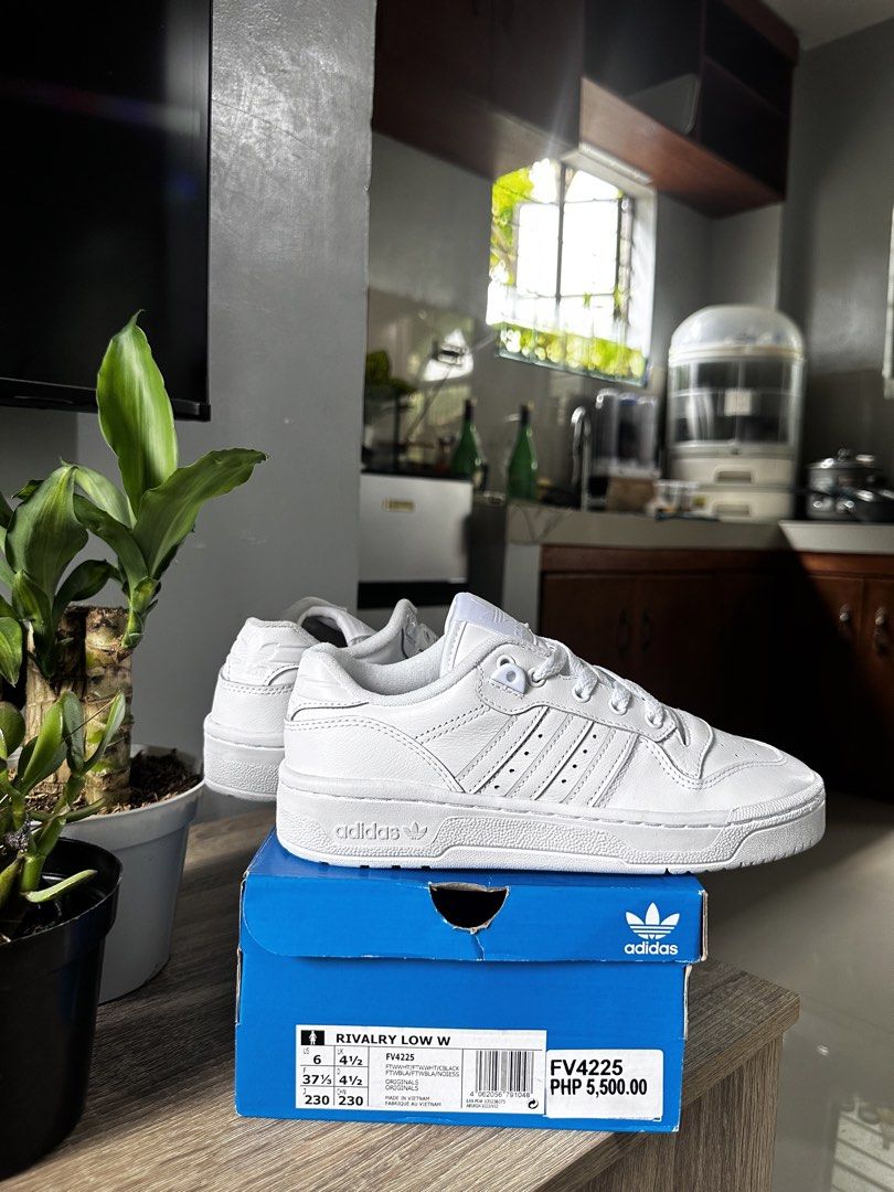 Adidas rivalry low (Category: Sneakers) located in Manila. Submitted by nilodanzcuadra (Listing ID 1462397772, Image 1). Description: Size 6 womens Brand new 1,700 only Srp: 5,500 Loc: north caloocan.