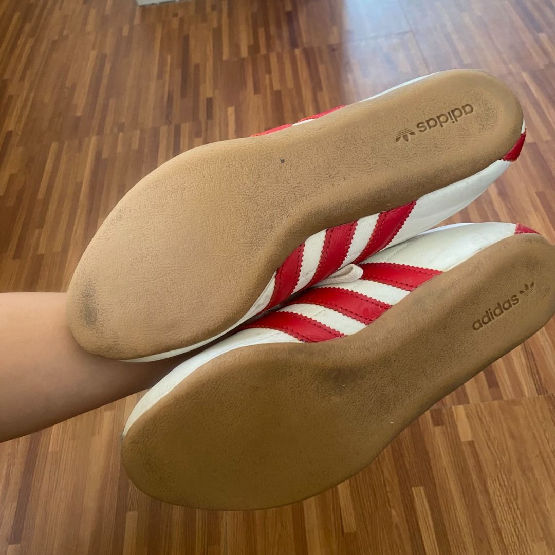 Adidas Tokyo (Category: Sneakers) located in Makati City. Submitted by raingooooawayy (Listing ID 1462298324, Image 2). Description: - selling my adidas tokyo in red - still looks good, just needs cleaning - comes with box .