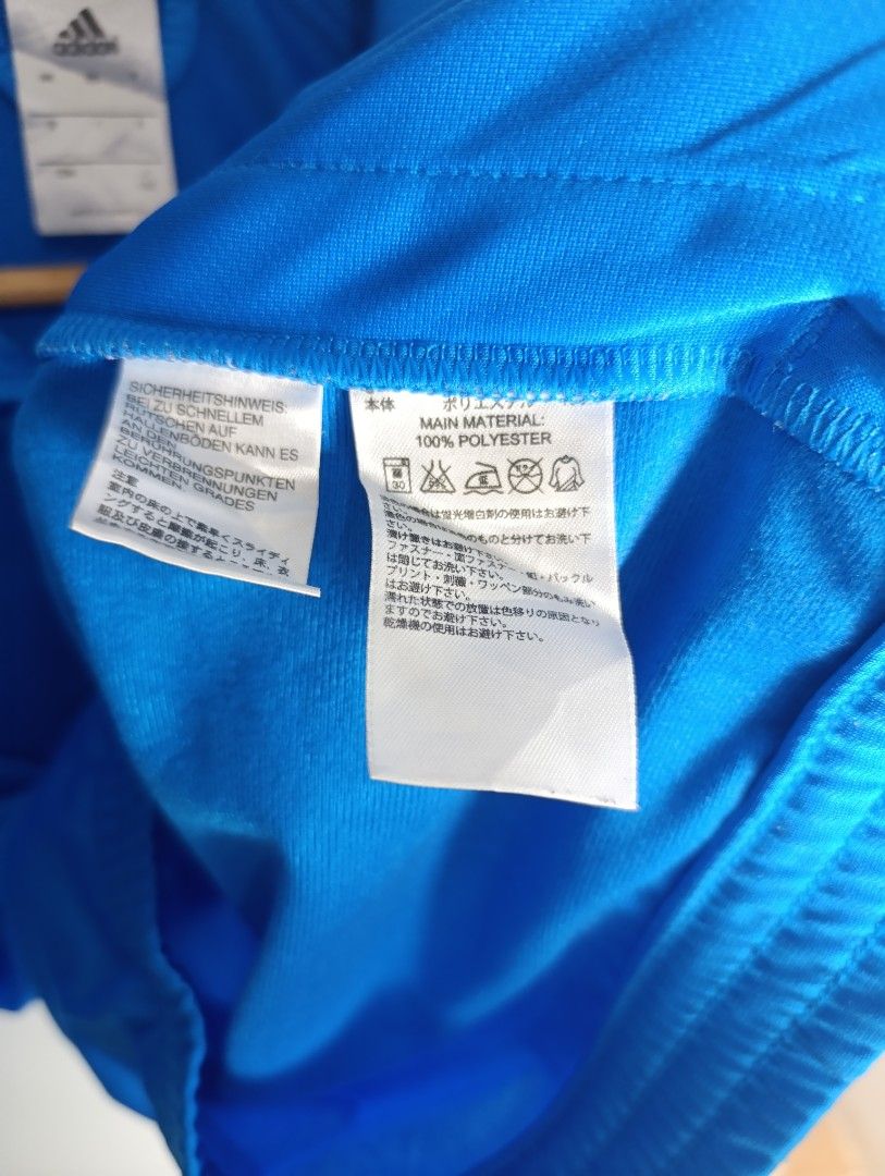 Adidas Track Jacket Blue (Category: Coats, Jackets and Outerwear) located in Magalang. Submitted by acethriftonlineshop (Listing ID 1462431677, Image 3). Description: Adidas Clima 365 Performance Essentials Track Jacket Dimension: 18.5 x 24 Size: M Price: 549.