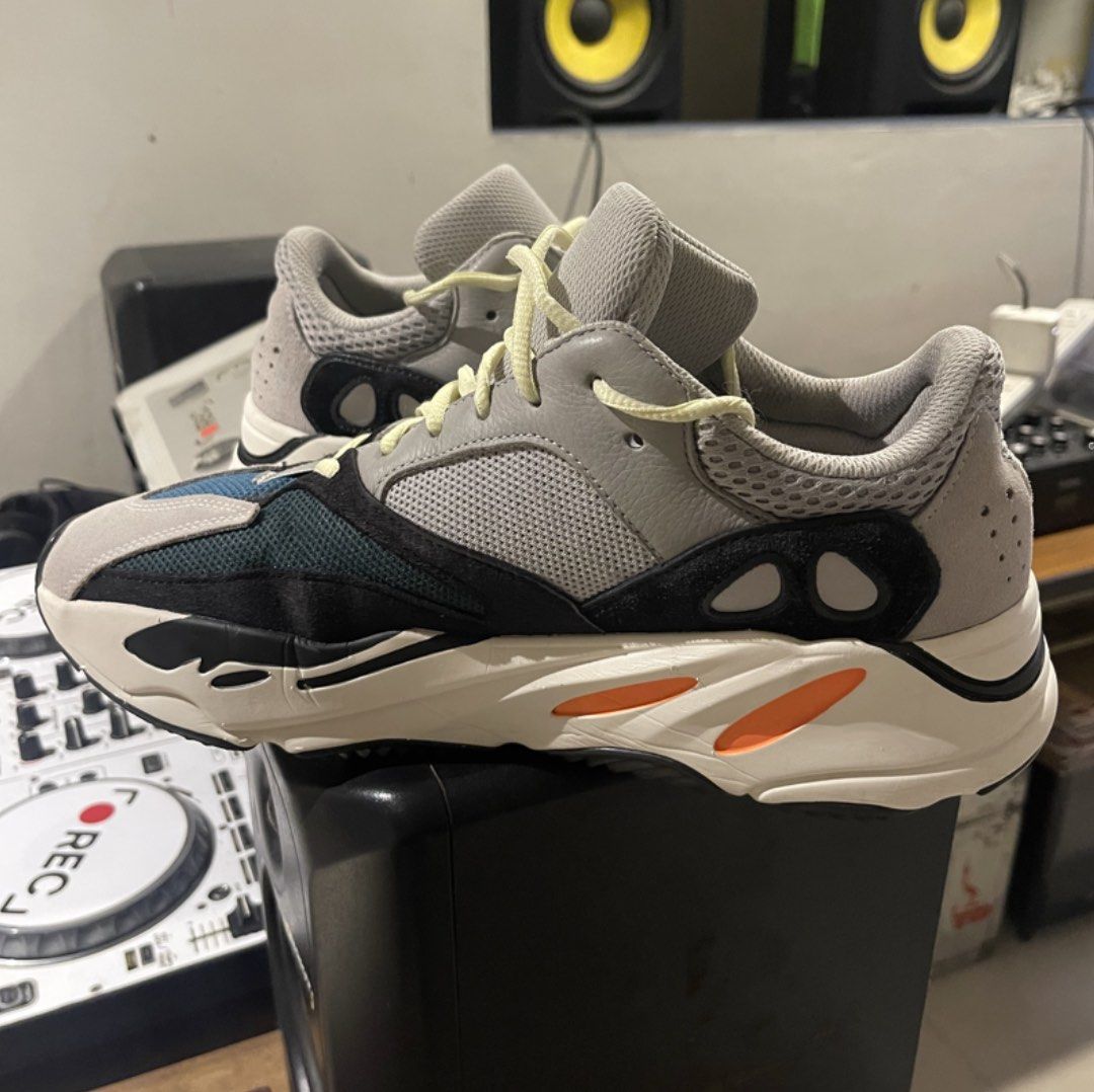 Adidas Yeezy Boost 700 "Wave Runner" (Category: Sneakers) located in Marikina City. Submitted by interlocked (Listing ID 1462421862, Image 3). Description: Bought in US through adidas raffle. Barely wore this back in the day when uso pa yeezys. Stuck inside the cabinet for most of its life. Legit check all you want. size 11 US men, but feels like size 10 to 10.5 Box left in US na kasi bulky 📍 Marikina city 09171897202 Dm for inquiries .