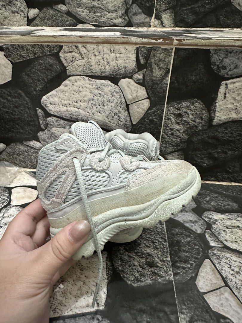 ADIDAS Yeezy Desert Boot Rock Kids (Category: Babies & Kids Fashion) located in Baguio. Submitted by azbentabols (Listing ID 1462279486, Image 2). Description: ADIDAS Yeezy Desert Boot Rock Kids Excellent condition 12-13cms .