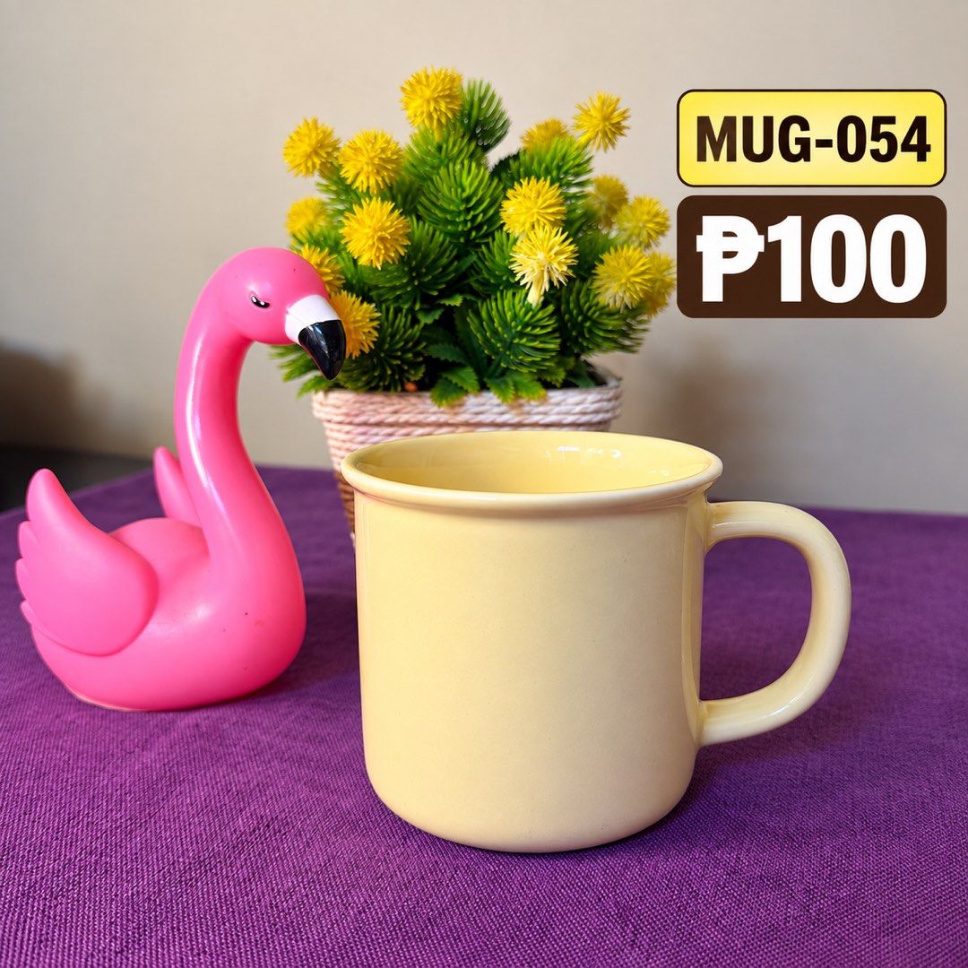 Aesthetic Ceramic Mugs - Sip Happiness Everyday! (Category: Coffee & Tea Tableware) located in Manila. Submitted by zamarah08 (Listing ID 1462272636, Image 3). Description: - Cute and aesthetic ceramic mugs - Perfect for gifts, birthdays, or personal use - Available in various designs and colors - Makes a great present for any occasion - Spread love in every sip!.