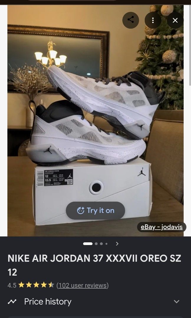 Air jordan XXXVII (Category: Sneakers) located in Cavite. Submitted by keithkath08 (Listing ID 1462396073, Image 3). Description: .