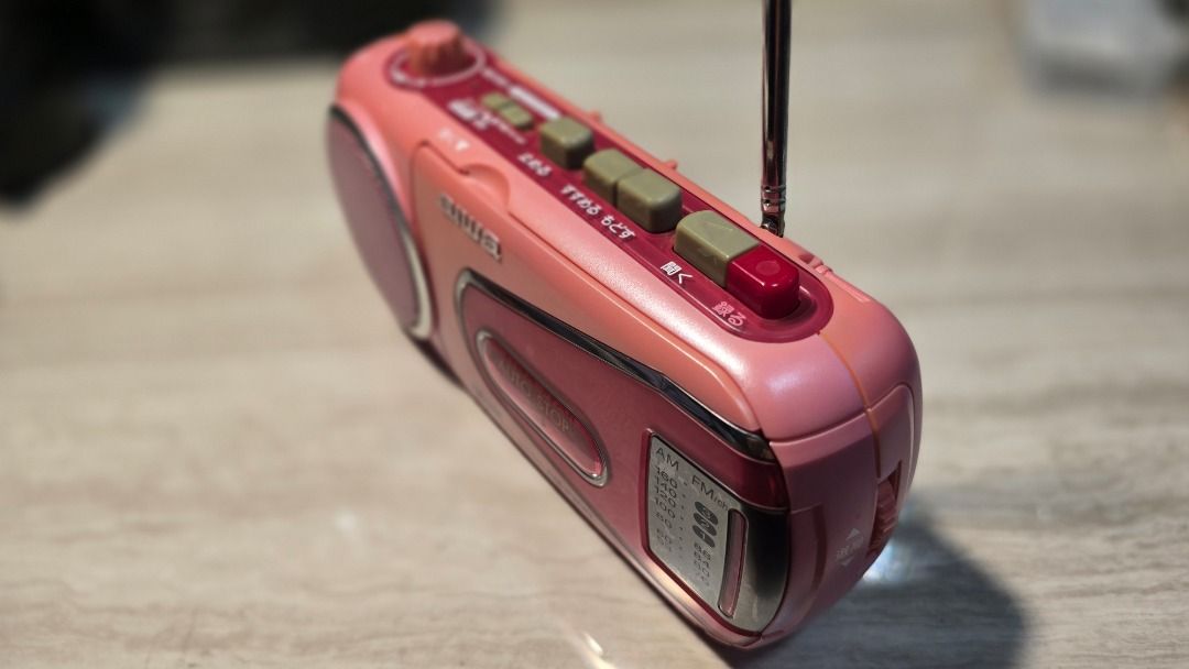 Aiwa RM-P300 Pink (Category: Portable Music Players) located in Manila. Submitted by bryanpotpot18 (Listing ID 1462317188, Image 3). Description: Aiwa Rm P300 Pink Radio Am/Fm working Tape working Powered by 4pcs AA battery .