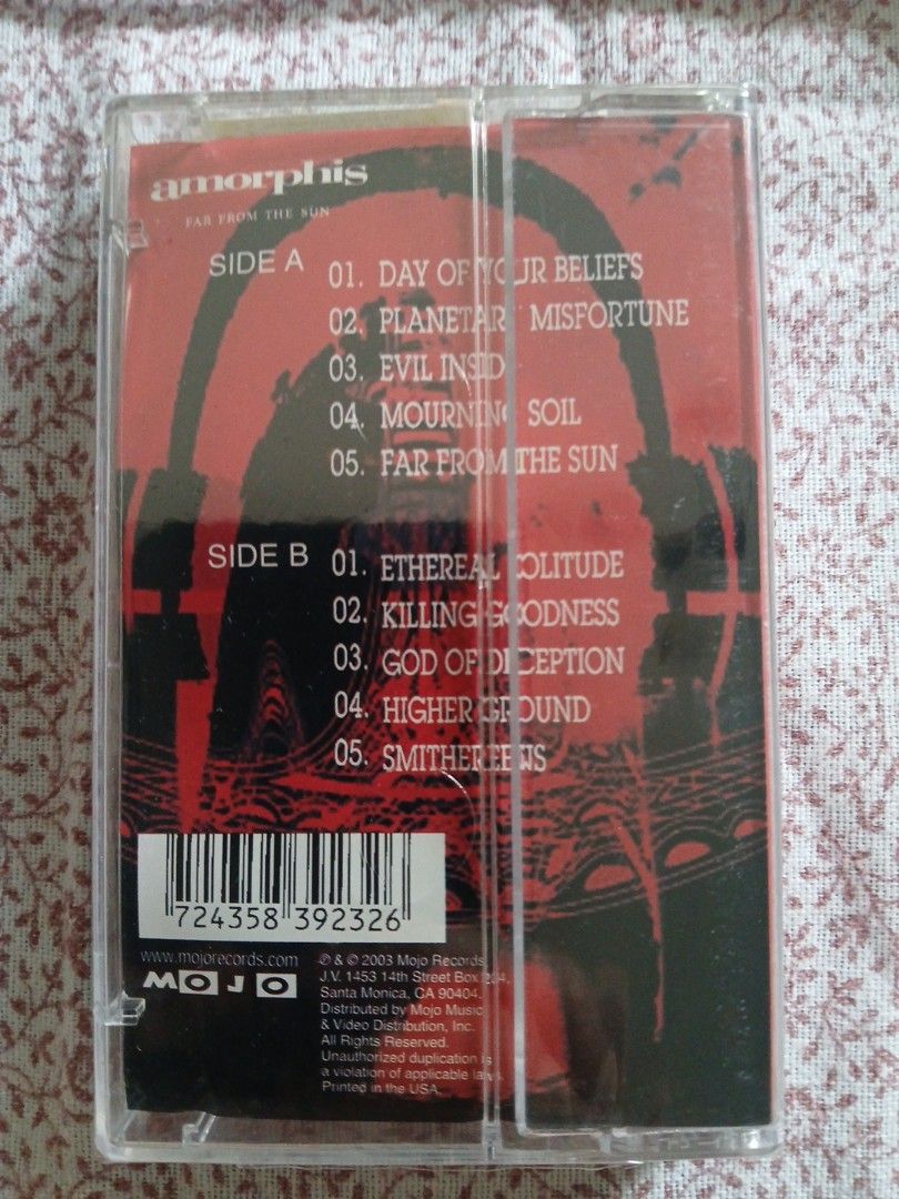 AMORPHIS (Category: Music Scores) located in Pili. Submitted by marktoraldo (Listing ID 1462292709, Image 2). Description: sealed. add sf Gcash mop. ty admin.