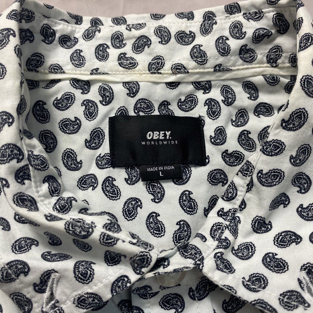 AOP OBEY POLO (Category: Tshirts & Polo Shirts ) located in Dasmarinas. Submitted by alejandrogsss (Listing ID 1462335683, Image 3). Description: AOP ONEY POLO BOTTOM DOWN SIZE LARGE 22/30 GOOD CONDITON 499 +SF.