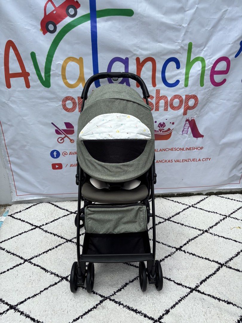 Aprica Run run go Stroller Latest model (Category: Strollers) located in Manila. Submitted by avalanchesonlineshopmainacount (Listing ID 1462326722, Image 2). Description: .