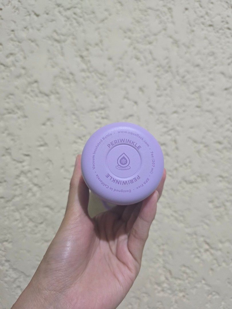 AquaFlask Mini Collection - Periwinkle 7oz (Category: Water Bottles & Tumblers) located in Tanjay. Submitted by banannabeth (Listing ID 1462387092, Image 2). Description: Periwinkle Aquaflask (7oz) NO BOX RFS: Rarely used 🚚 MOP: GCash or Gotyme Courier: J&T.