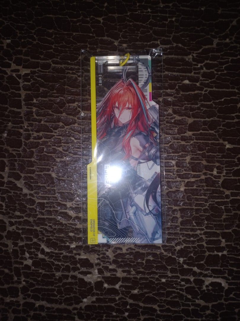 Arknights: Endfield Ember Keychain (Category: Character Goods) located in Manila. Submitted by waddaheelman (Listing ID 1462405952, Image 2). Description: Bought it with bb girl Dusk Chibigurumi and Antal Keychain to make shipping fee worth. Already have a lot of keychains dont wanna pain myself with more..