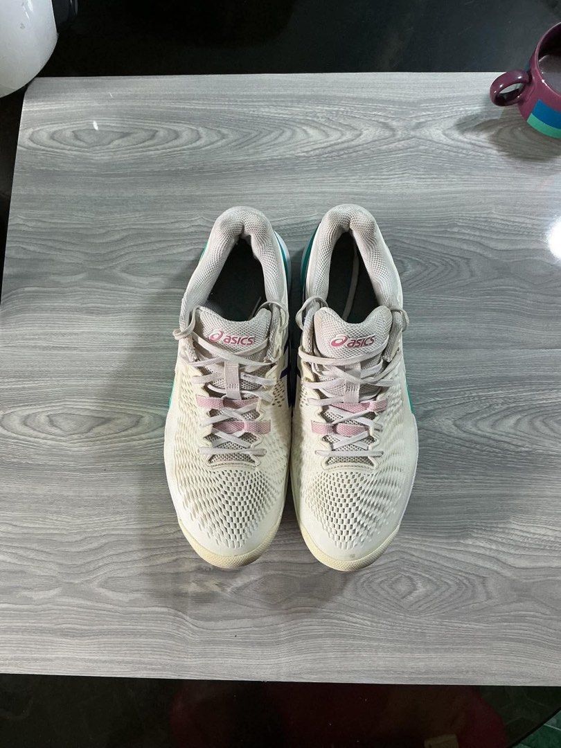 asics gel resolution 9 (Category: Sneakers) located in Mati. Submitted by bagyobeanfindsph (Listing ID 1462285939, Image 3). Description: asics gel resolution size 11.5 excellent condition sign og usage mindanao loc.