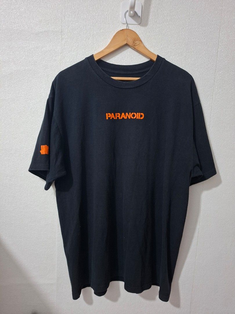 Assc x undefeated paranoid tee (Category: Tshirts & Polo Shirts ) located in Cavite. Submitted by labbudds20 (Listing ID 1462323934, Image 2). Description: anti social socila club x undefeated paranoid tee size xl armpit to armpit 24 inches length 31 inches used in excellent condition bawal sa maselan.