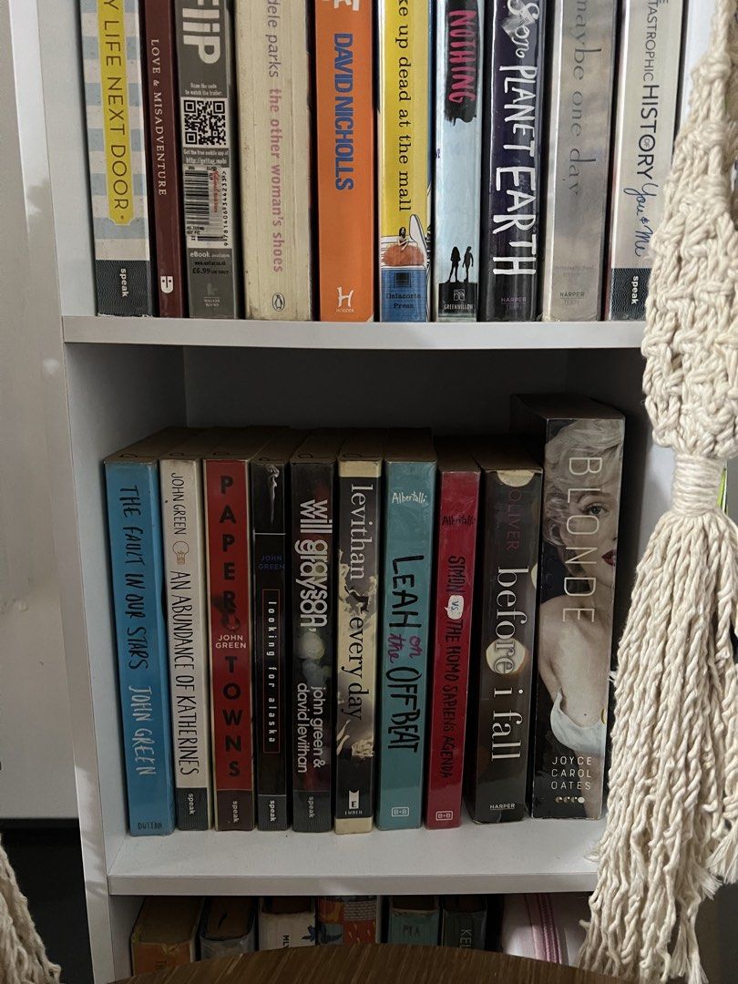 Assorted Books - Fiction & Non-Fiction Collection (Category: Storybooks) located in Davao. Submitted by phoebeesquer (Listing ID 1462436048, Image 2). Description: - Selling a variety of fiction and non-fiction books. - Popular titles include: 'My Life Next Door', 'Paper Towns', 'The Fault in Our Stars' - Perfect for any book lover looking for a great read at a bargain price..