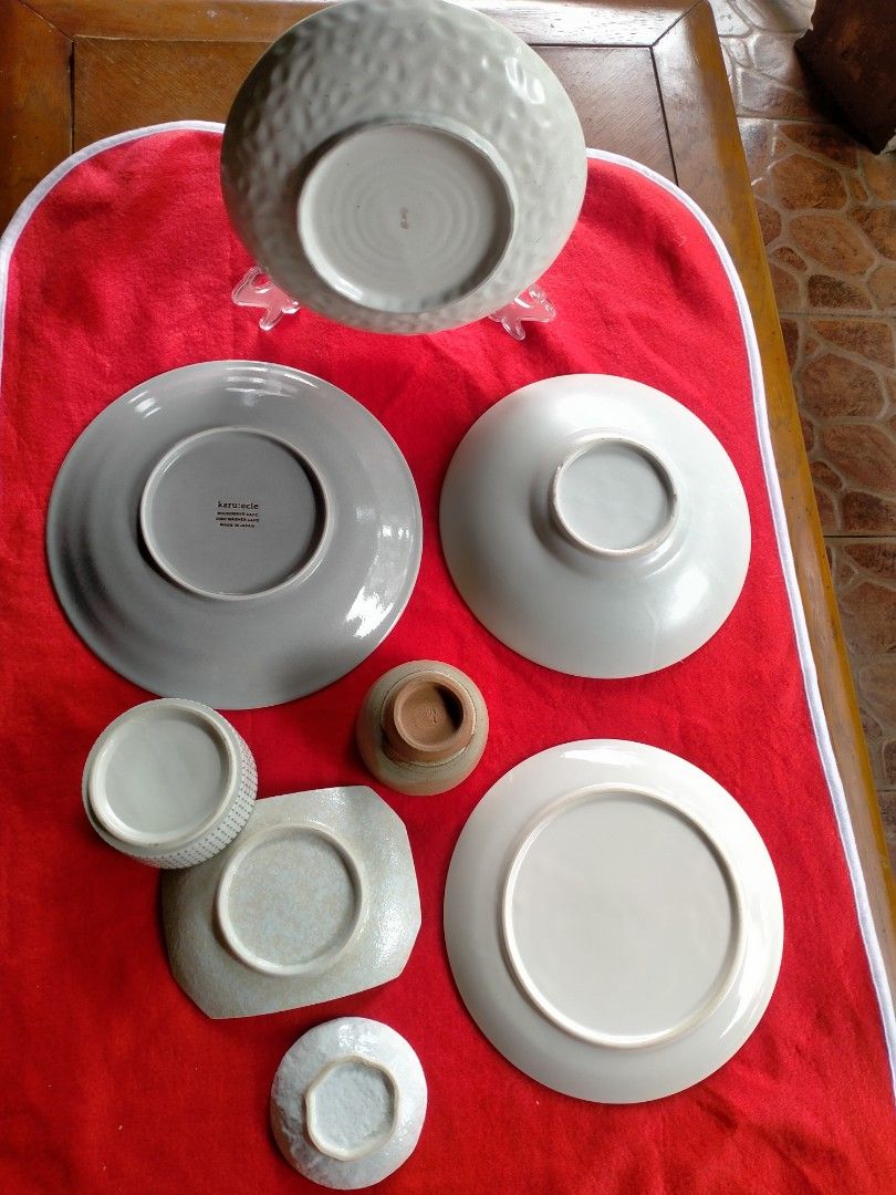 Assorted stoneware Plates and Bowls (Category: Dinnerware & Cutlery) located in Manila. Submitted by margeventa (Listing ID 1462298129, Image 2). Description: setA (550) setB (499) buyer shoulders sf Location:Cainta.