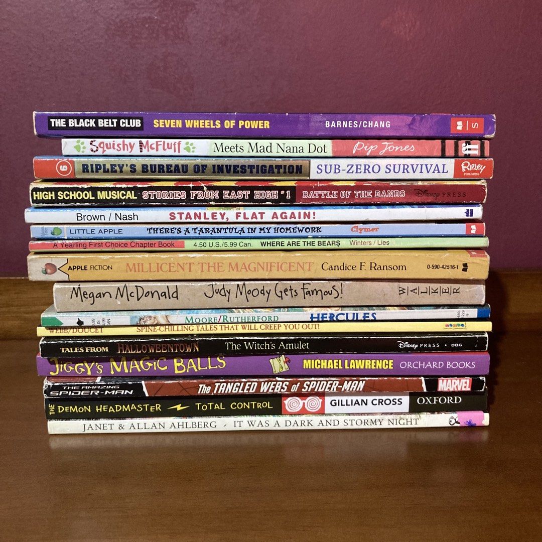 Assorted Chapter Books #9 (Middle Grade/ Early Readers / Clearance) (Category: Children's Books) located in Mandaluyong City. Submitted by booksforkeeps (Listing ID 1462311958, Image 1). Description: Php 25 each Paperbacks Used Fair to Good condition Selling As Is.