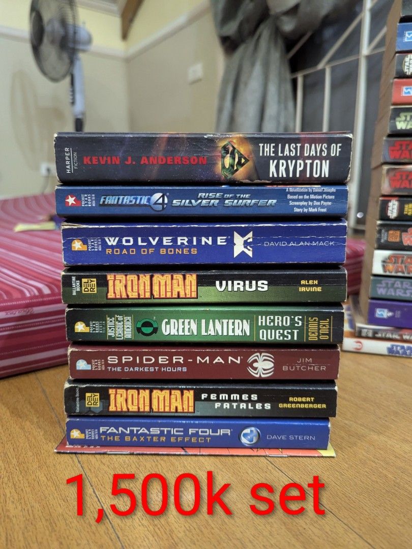 Assorted Sci-Fi and Fantasy Books - Multiple Sets Available (Category: Storybooks) located in Las Pinas. Submitted by rozramer (Listing ID 1462276023, Image 2). Description: Selling a collection of books. Includes Halo, Transformers, Star Trek, Star Wars, Eragon, Percy Jackson, Dexter, and John Grisham series. Also some Marvel and DC comics. SOLD AS SET. Pick up in BF Resort Village, Las Pinas. Shipping dhouldered by buyer..