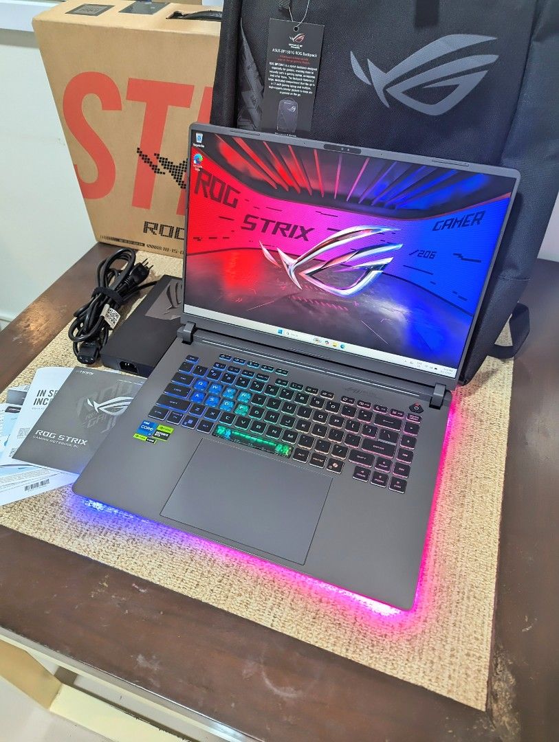 ASUS ROG Strix G16 i7-14650HX RTX 5060 (Category: Laptops & Notebooks) located in Angeles City. Submitted by pasabuyfromus (Listing ID 1462306808, Image 1). Description: Mall SRP 130-50k PM Agad Wasari/Makinis 👀 Fresh Catch para kang bumili ng bago 😎 Pre-owned laptop and charger complete with box and manuals. Almost brand new 96.5% Battery Health. Asus ROG Strix G16 2025 model 16inch FHD+ 16:10 165Hz/3ms Intel i7-14650HX / RTX5060 🔥 16GB RAM D