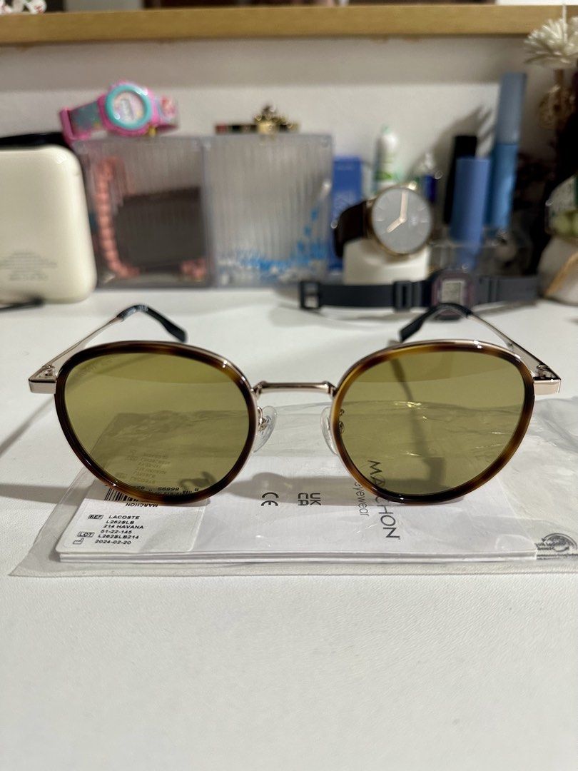 Authentic Lacoste Sunglasses (Category: Sunglasses & Eyewear) located in Quezon City. Submitted by nej_20 (Listing ID 1462299790, Image 1). Description: Original Sunglasses 💯 Brandnew 💯 Fixed Price ‼️ It comes in a ziplock bag with a leaflet included. What you see is what you get. 📍 Quezon City.