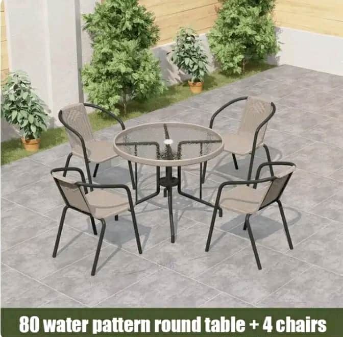 AVAILABLE!!! Chairs and Tables (Category: Outdoor Furniture) located in Manila. Submitted by khaigeronimo0421 (Listing ID 1462267337, Image 1). Description: Indoor/Outdoor Tables and Chairs – Updated Prices - Chairs: • WX-ST1004 (White) – 730 • WX-ST1000 (Brown) – 700 • WX-ST1041 (Black, Hollowed Out) – 750 • WX-ST1048 (White, Hollowed Out) – 800 • WX-ST1045 (Brown, Large Plastic) – 850 - Tables (White): • WX-ST1005 (60cm Round) – 1,090 • WX-ST10