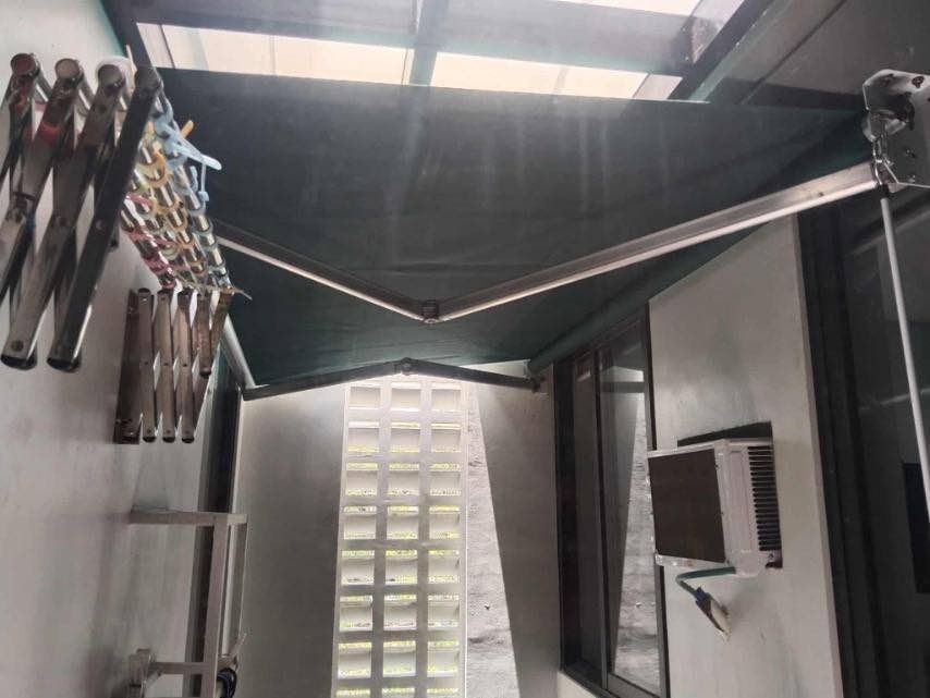 Awning Canopy by The ShadyBear Interiors (Category: Curtains & Blinds) located in Quezon City. Submitted by polarbear26 (Listing ID 1462422485, Image 3). Description: Transform your outdoors into a stylish retreat with our expertly crafted retractable awnings. ✨ Seamless blend of form and function for any exterior 🌍 Inspired by European aesthetics, made with premium-grade materials 🖤 Sleek tones and tailored sizes to match your space 🛡️ Comes 