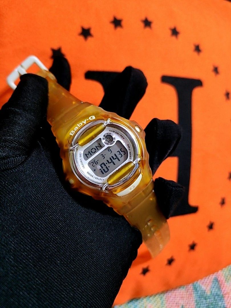 Baby-G Digital Watch - Yellow (Category: Women's Watches) located in Baliuag. Submitted by marieannfernando23 (Listing ID 1462304075, Image 2). Description: - Yellow translucent Baby-G digital watch - Clearly displays date and time - Water resistant - Ideal for everyday wear and sports activities.